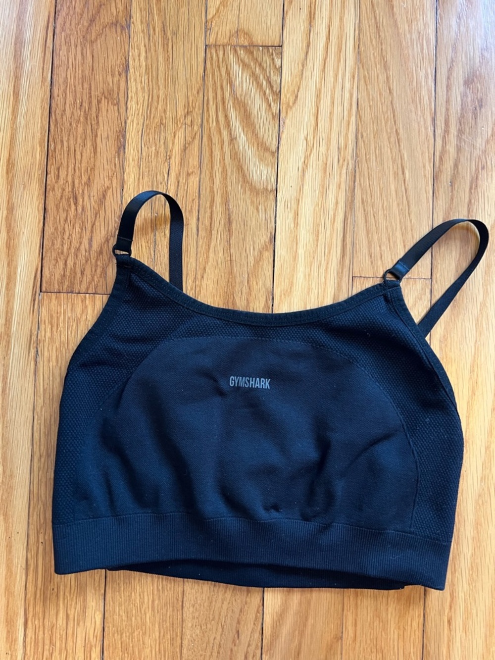 Gymshark Black Flex Strappy Sports Bra